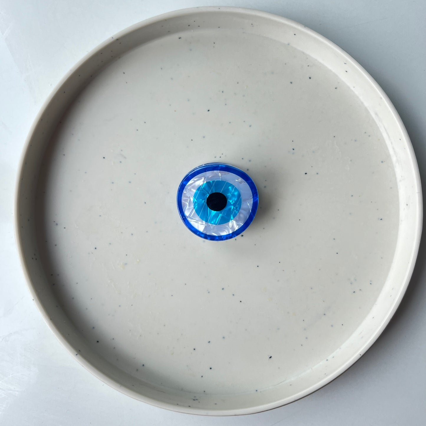 Evil Eye Hair Claw Set β Round & Oval Acrylic Claw Clips for Protection & Style