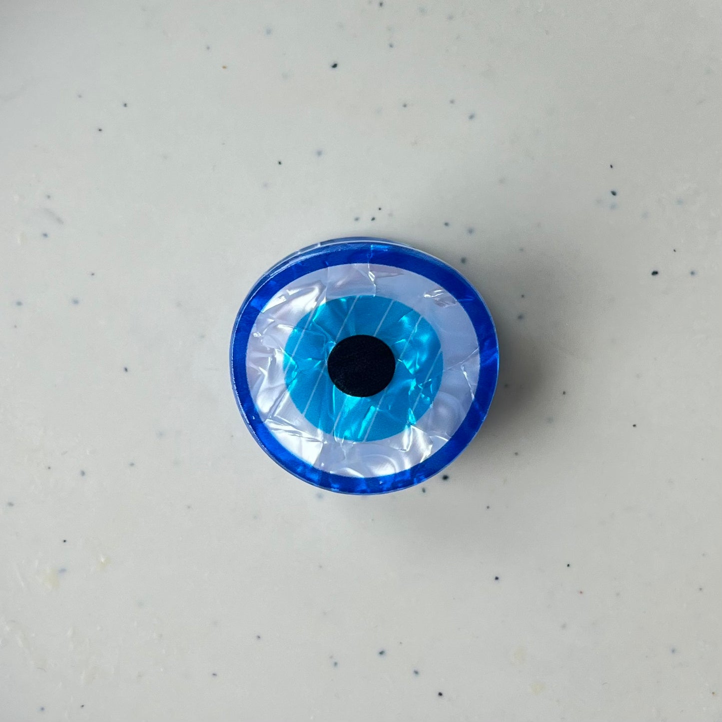 Evil Eye Hair Claw Set β Round & Oval Acrylic Claw Clips for Protection & Style