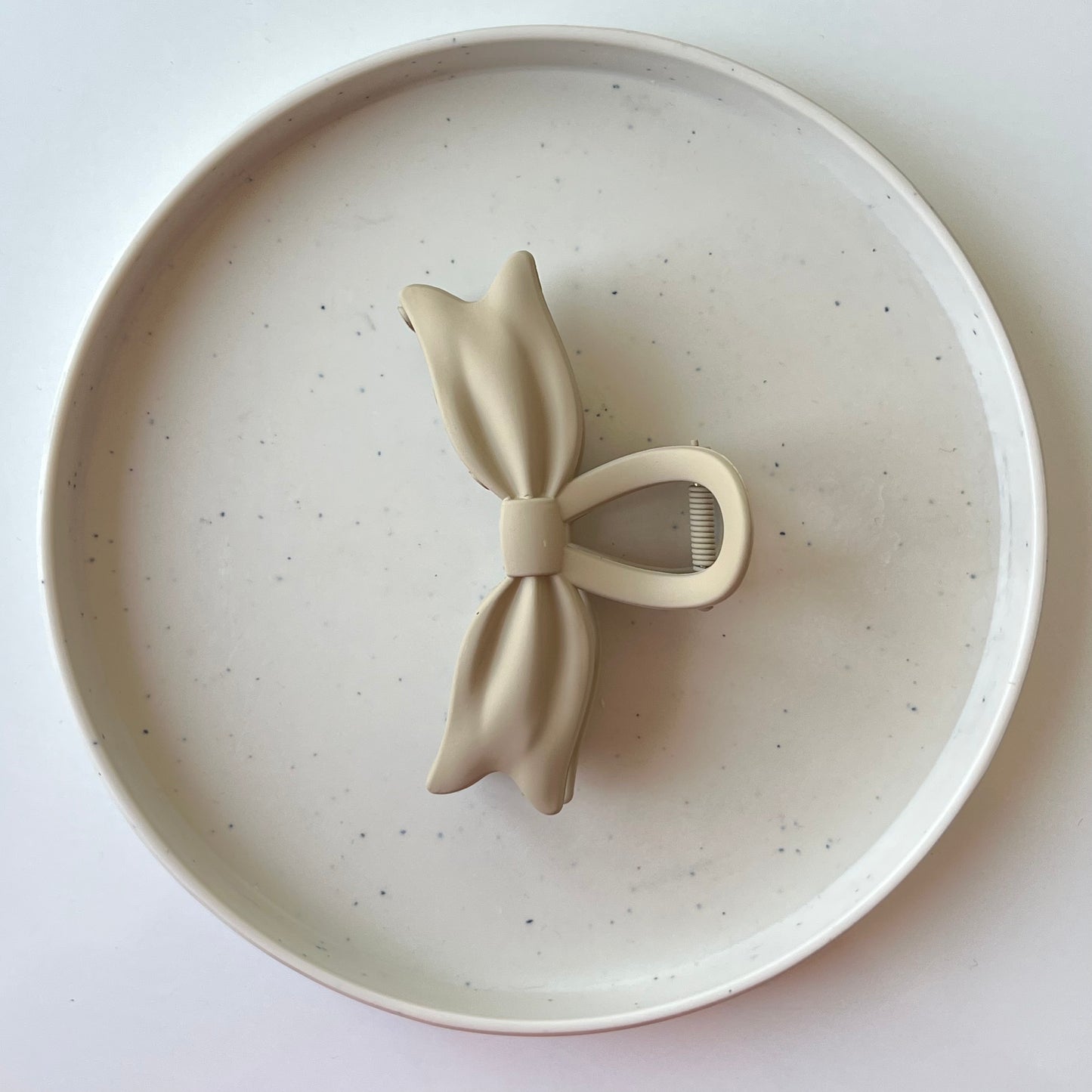 Matte Bow Hair Claw Clip β Elegant Soft Touch Ribbon Claw for Women & Girls