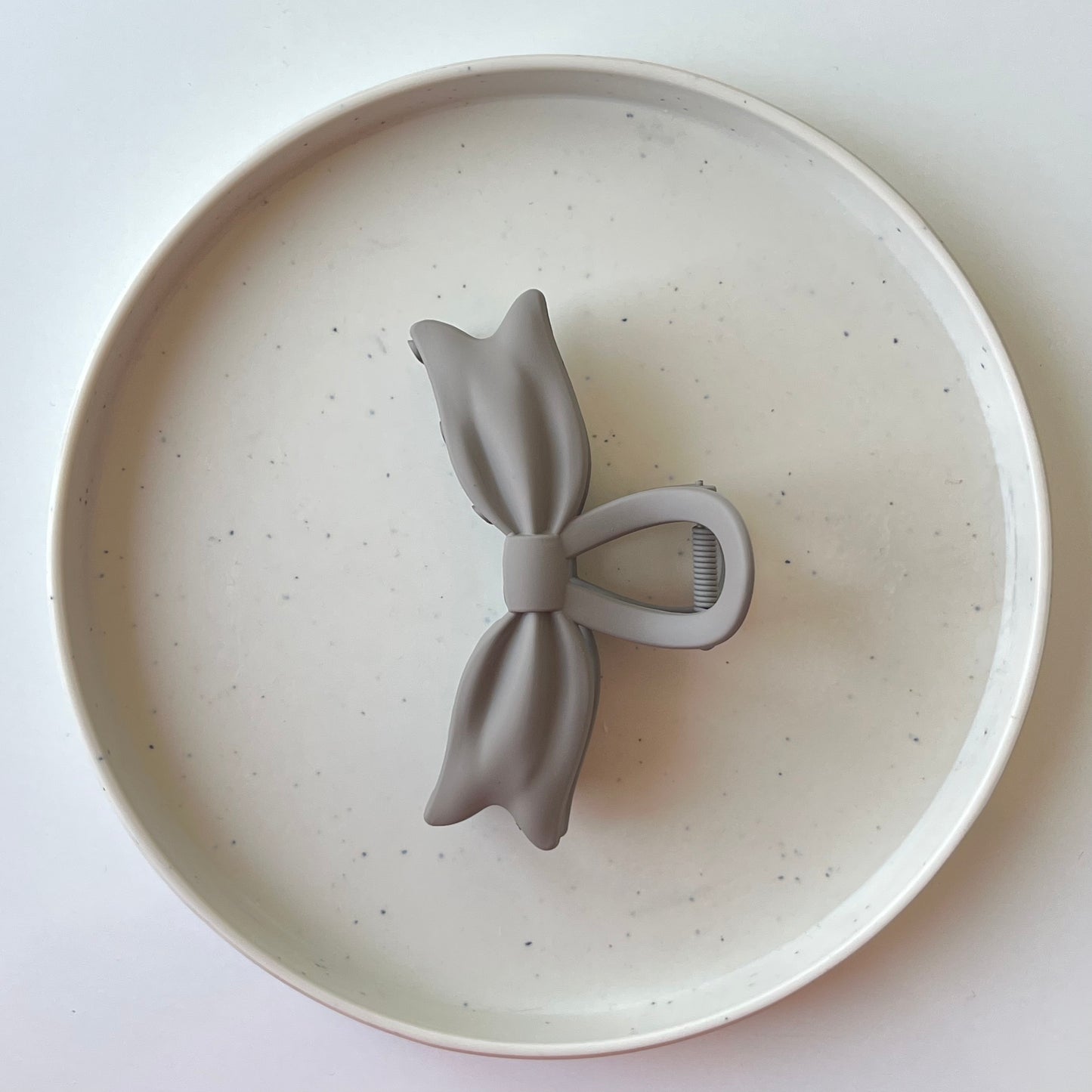 Matte Bow Hair Claw Clip β Elegant Soft Touch Ribbon Claw for Women & Girls